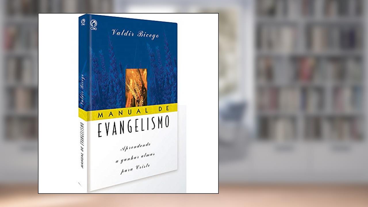 Capa de Manual de Evangelismo, do autor Valdir Bicego