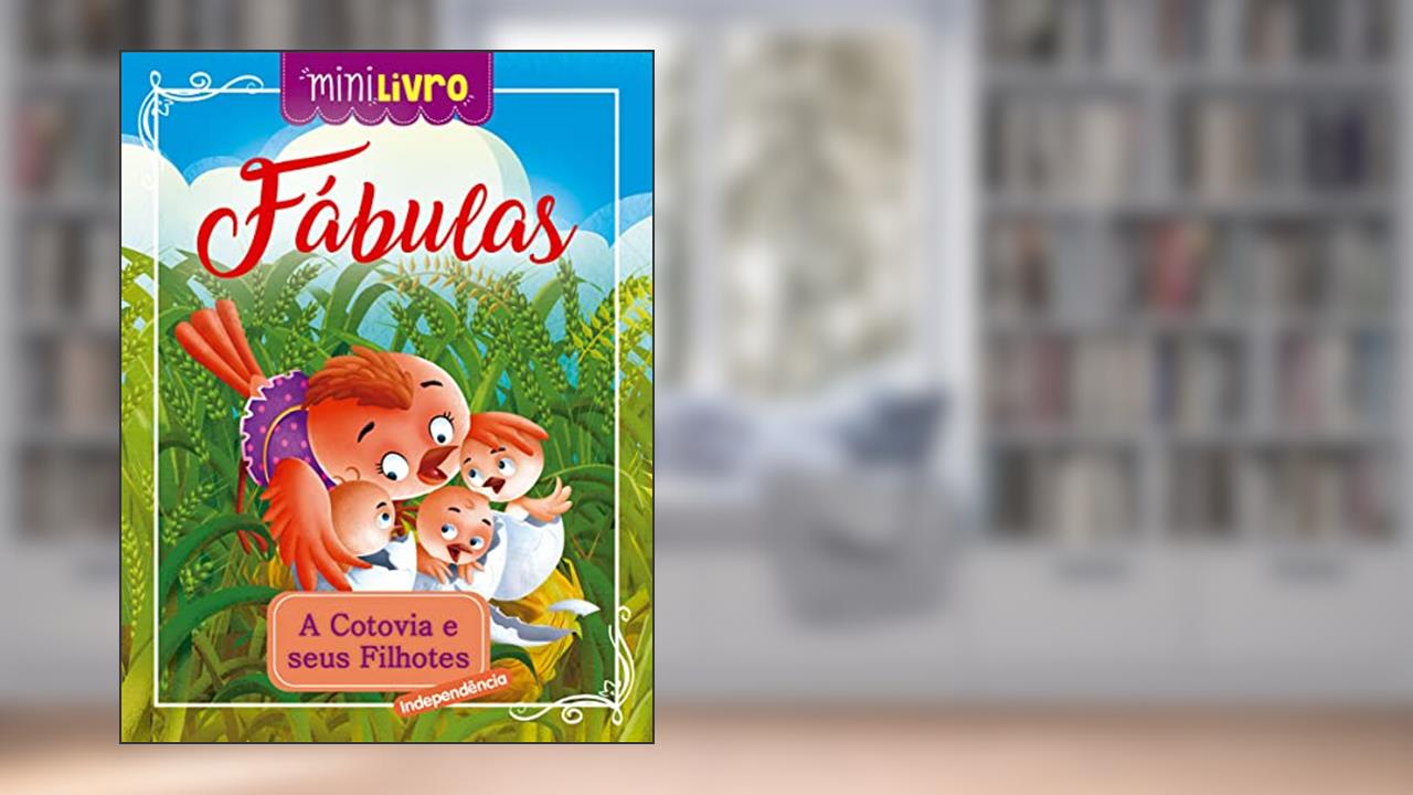 Capa de Fábulas - A cotovia e seus filhotes, do autor Ciranda Cultural