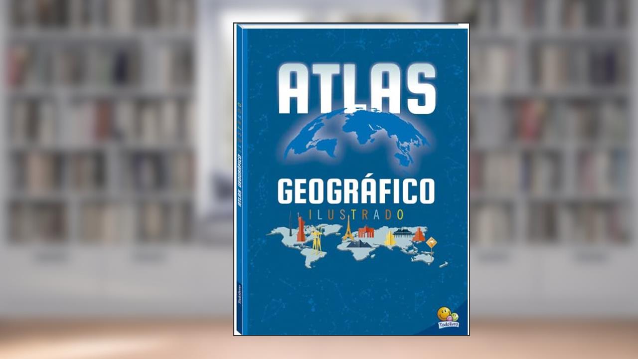 Capa de Atlas Geográfico Ilustrado, do autor Roberto Belli