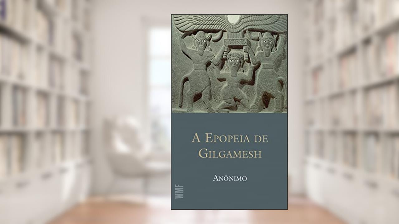 Capa de A epopeia de Gilgamesh, do autor Anonimo