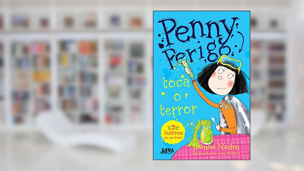 Capa de Penny Perigo Toca o Terror, do autor Joanna Nadin