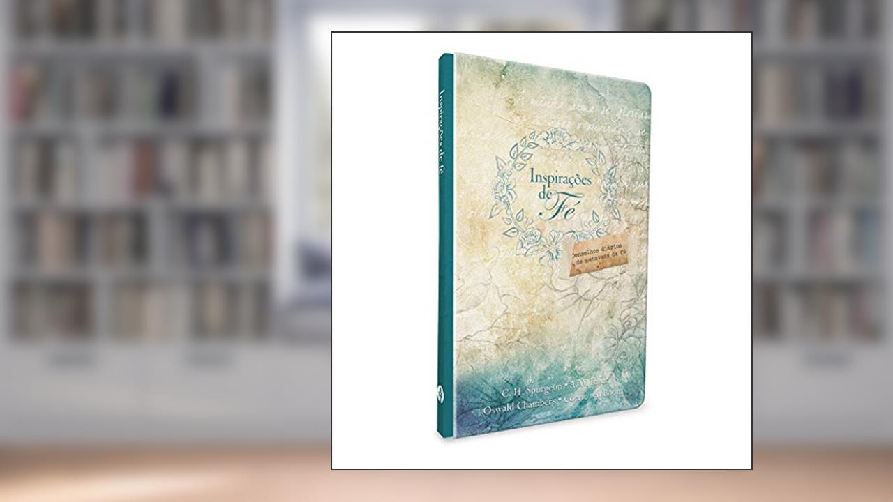 Capa de Inspirações de Fé: Conselhos diários de notáveis da fé, do autor Vários Publicações Pão Diário