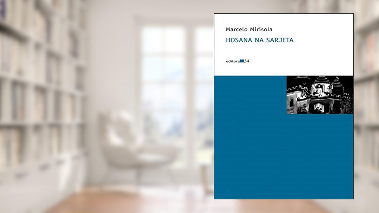 Capa de Hosana na sarjeta, de Marcelo Mirisola