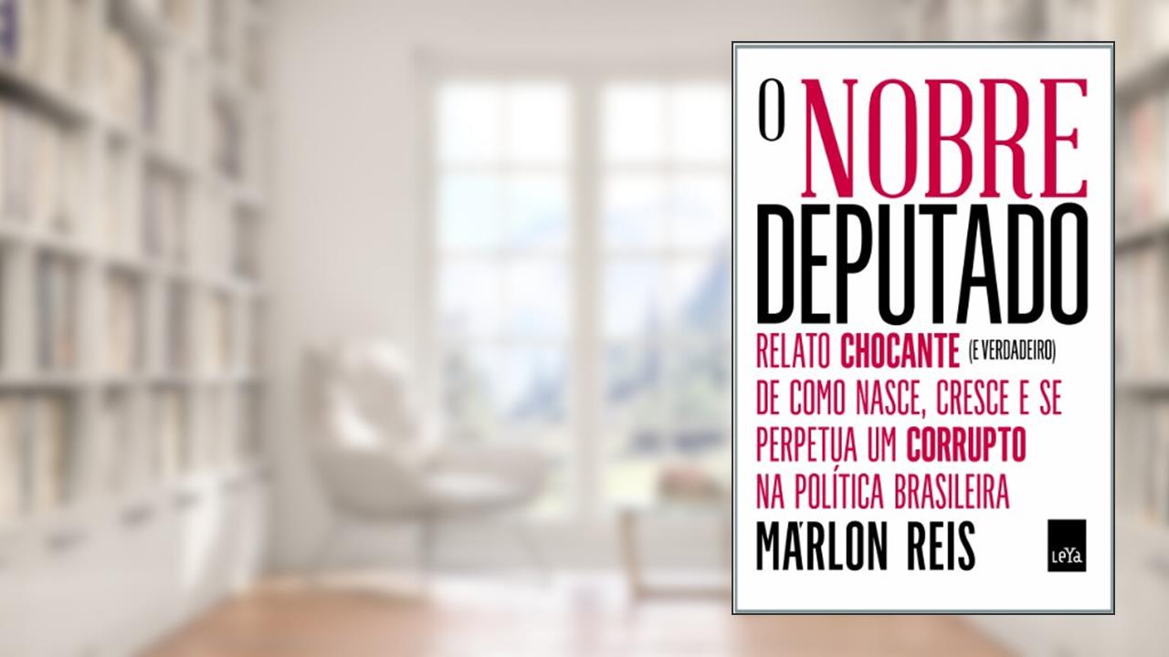 Capa de O Nobre Deputado, do autor Márlon Reis