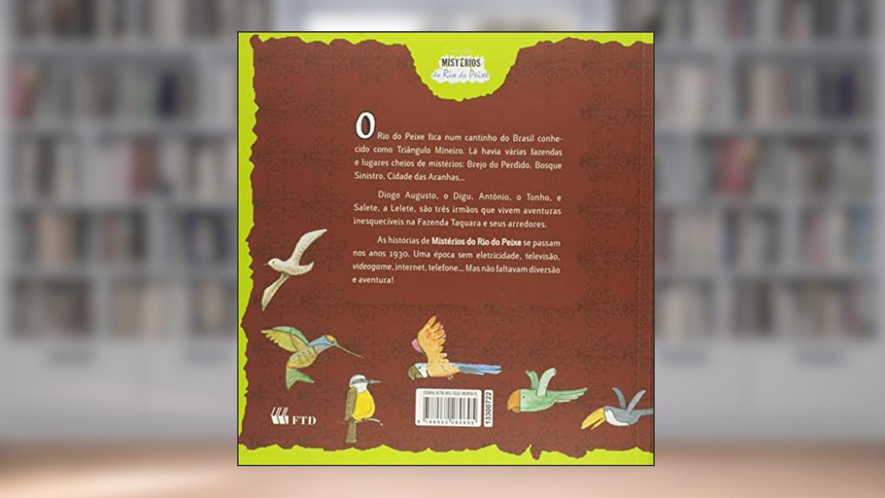 Capa de O Segredo do Papagaio Pelado, do autor Tiago de Melo Andrade