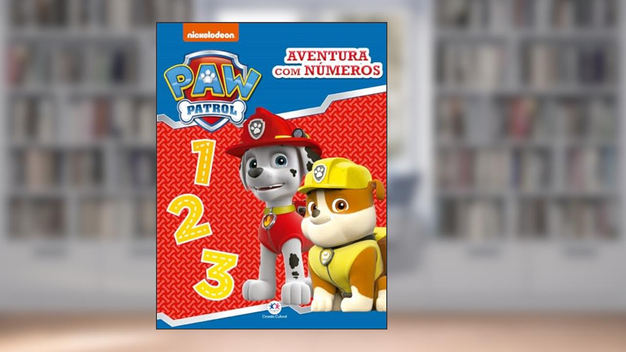 Capa de Patrulha Canina - Aventura com números, do autor Ciranda Cultural