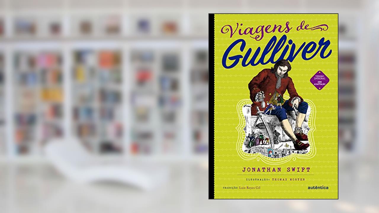 Capa de Viagens de Gulliver - (Texto integral - Clássicos Autêntica), do autor Jonathan Swift