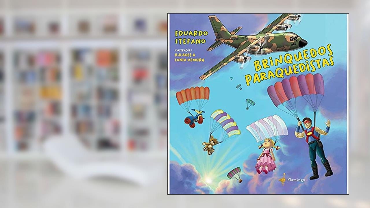 Capa de Brinquedos paraquedistas, do autor Eduardo Stefano