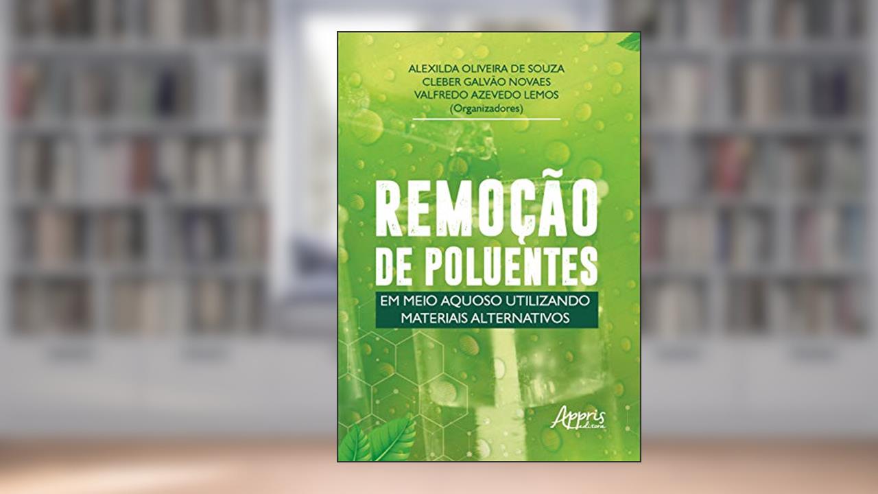 Capa de Remoção de poluentes em meio aquoso utilizando materiais alternativos, do autor Valfredo Azevedo Lemos
