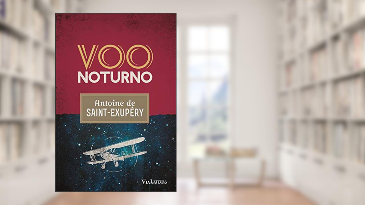 Capa de Voo Noturno, do autor Antoine de Saint-Exupéry