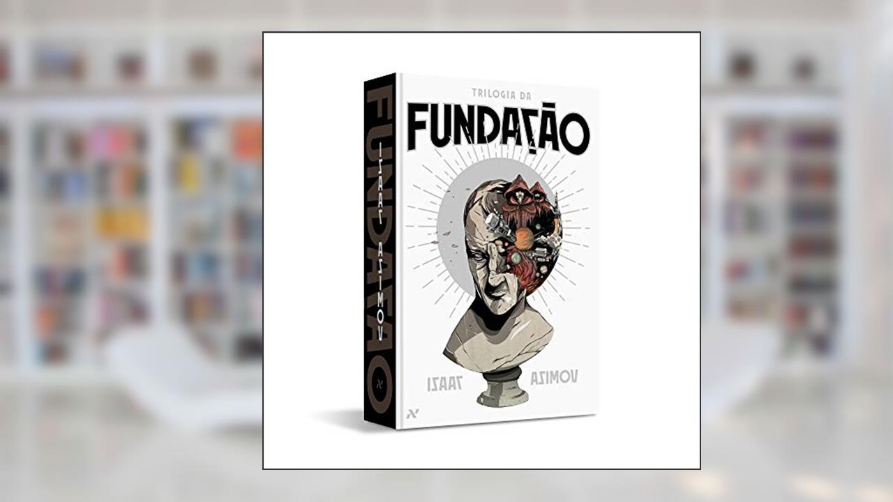 Capa de Trilogia da Fundação - Deluxe, do autor Isaac Asimov