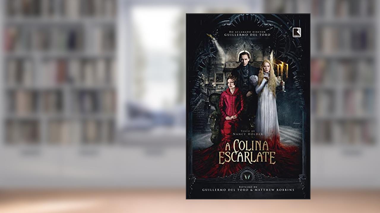 Capa de A colina escarlate, do autor Nancy Holder