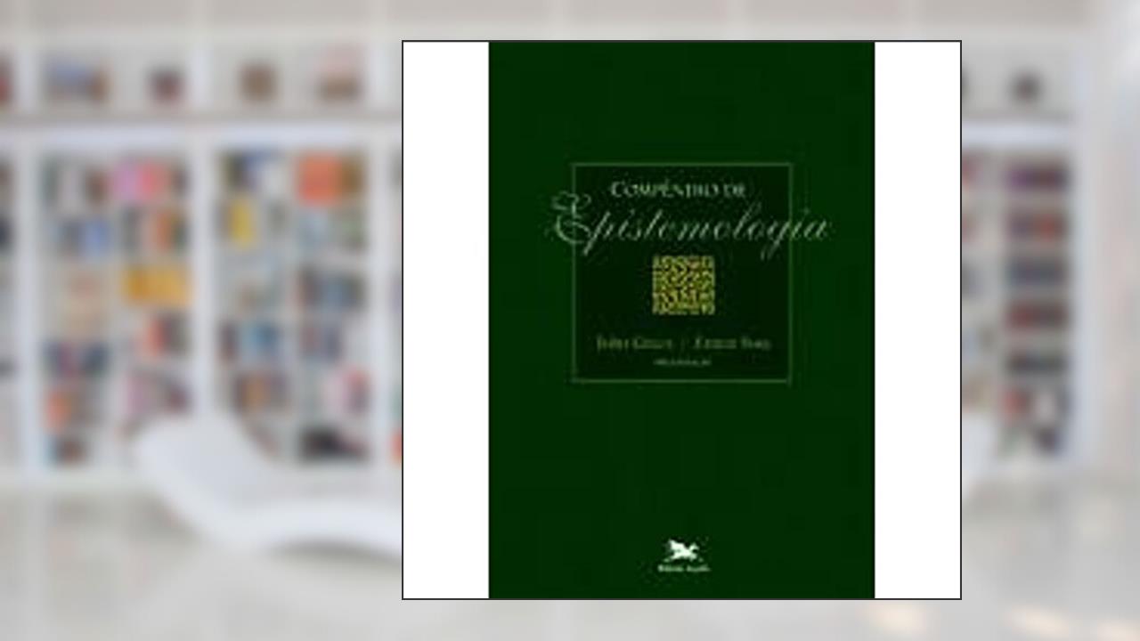 Capa de Compêndio de epistemologia, do autor John Greco