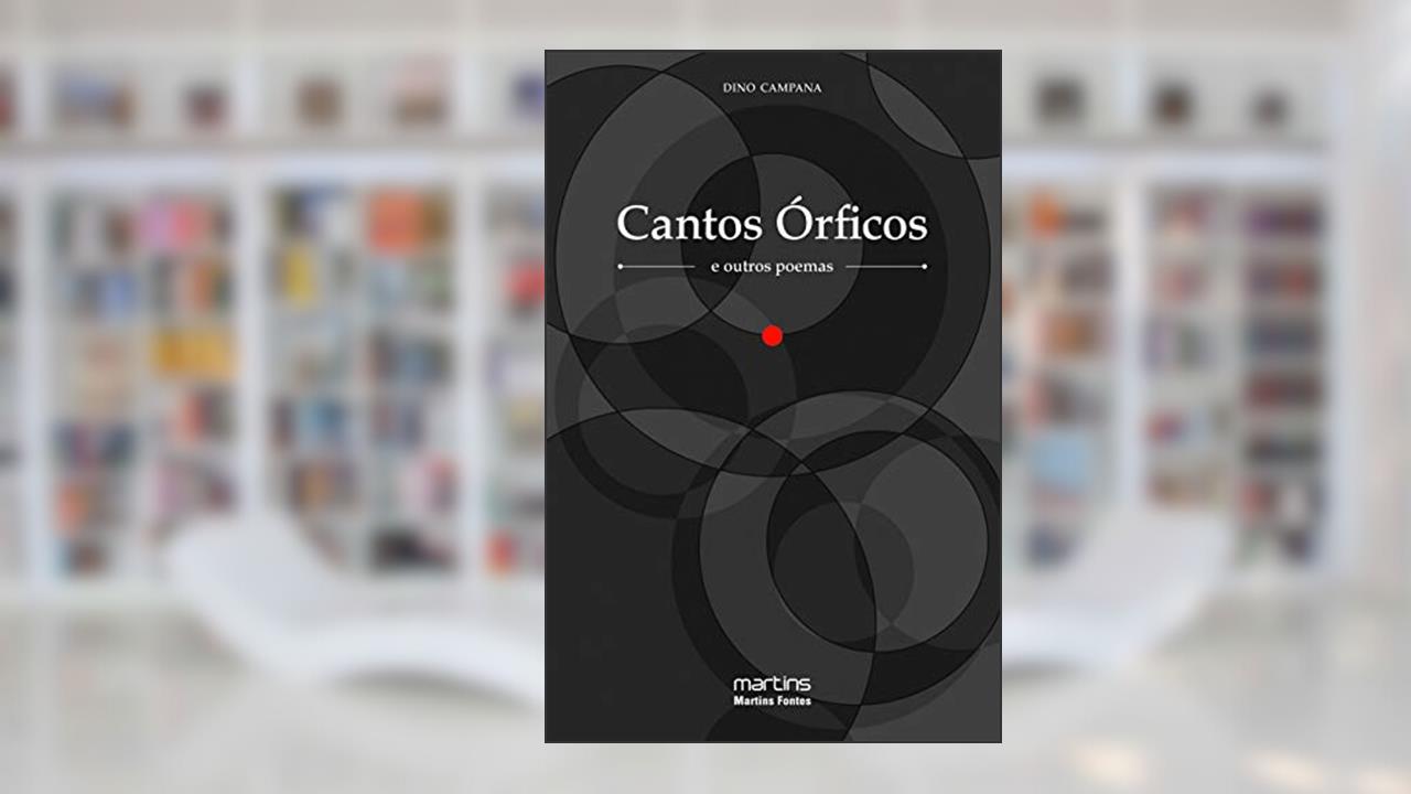 Capa de Cantos órficos e outros poemas, do autor Dino Campana