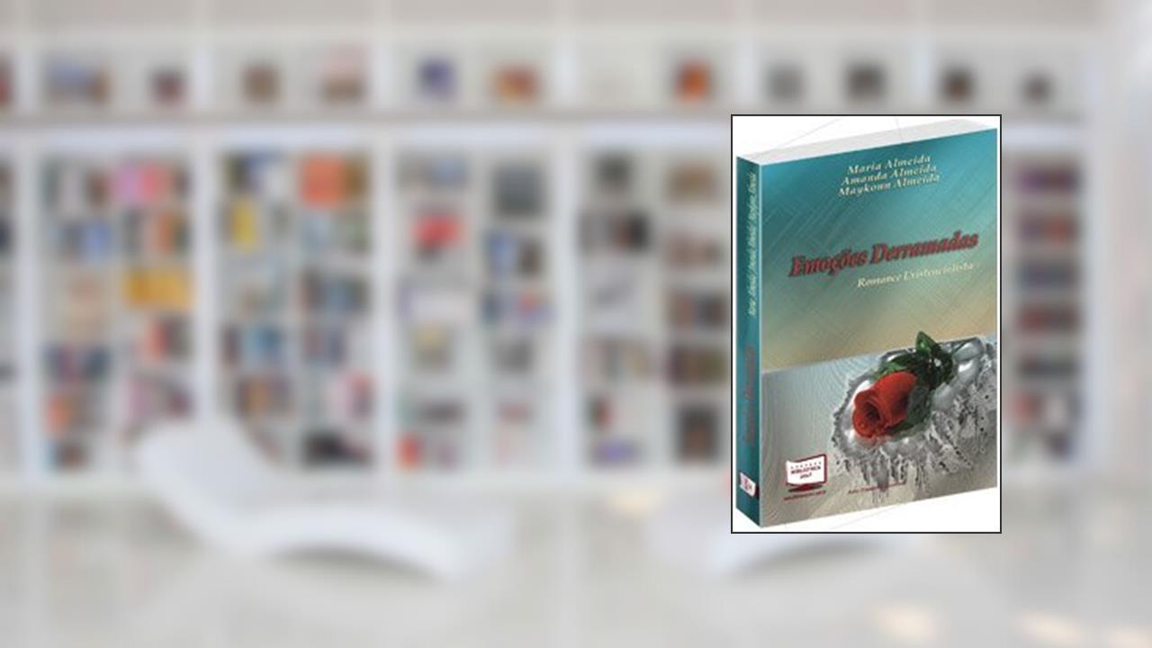 Capa de Emoções Derramadas, do autor Maria Almeida