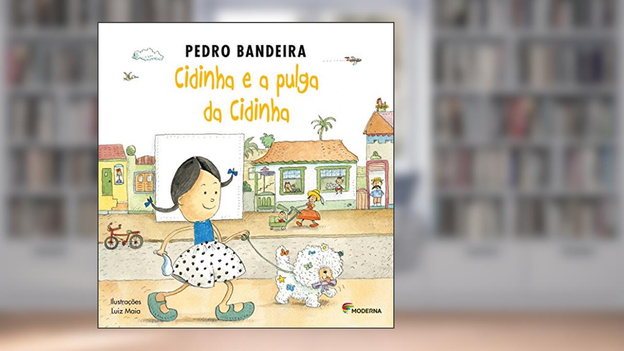 Capa de Cidinha e a pulga da Cidinha, do autor Pedro Bandeira