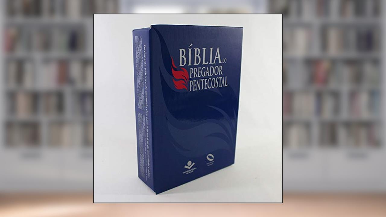 Capa de Bíblia do Pregador Pentecostal NAA com índice: Nova Almeida Atualizada (NAA), do autor Sociedade Bíblica do Brasil