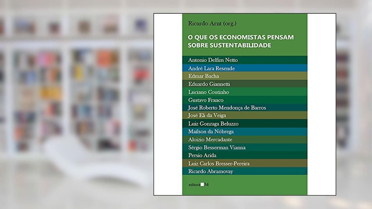 Capa de O que os economistas pensam sobre sustentabilidade, de Ricardo Arnt