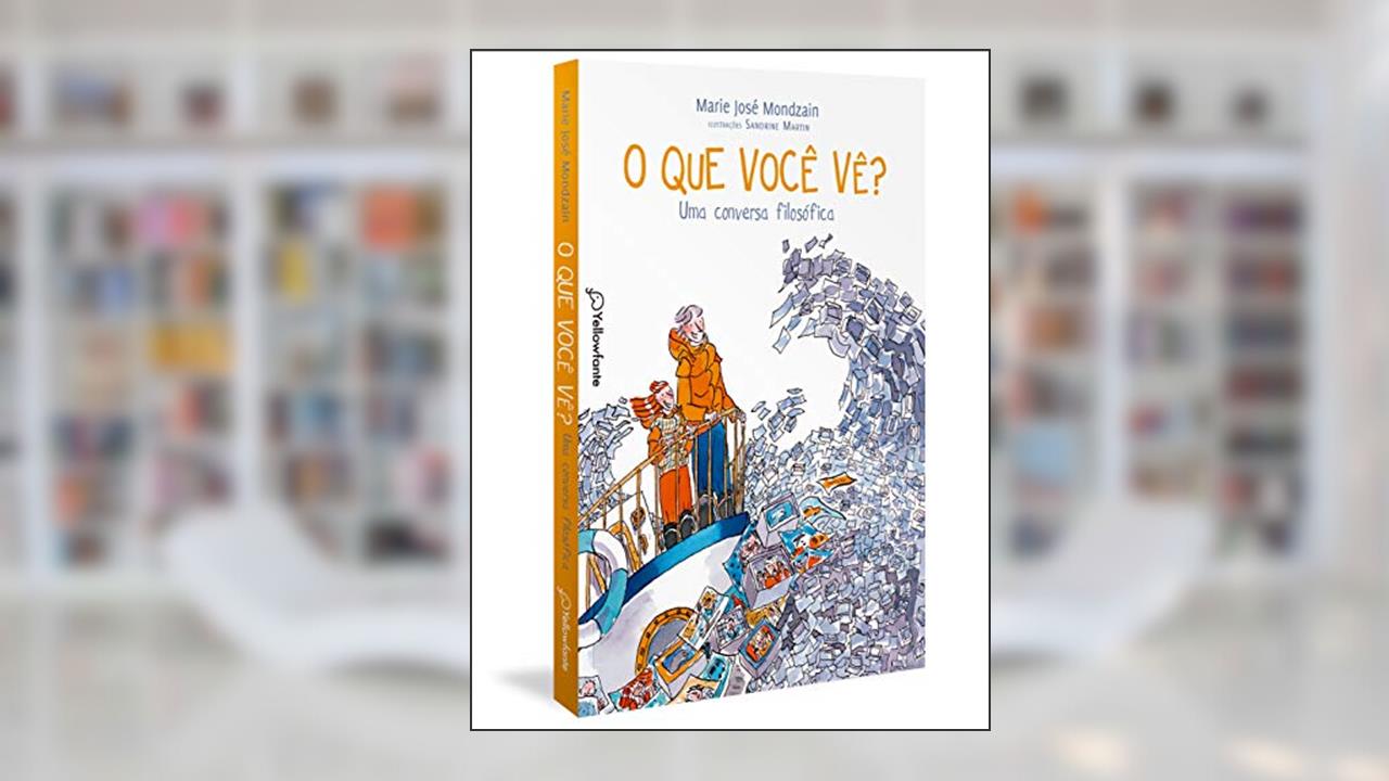 Capa de O que você vê?: uma Conversa Filosófica, do autor Marie José Mondzain