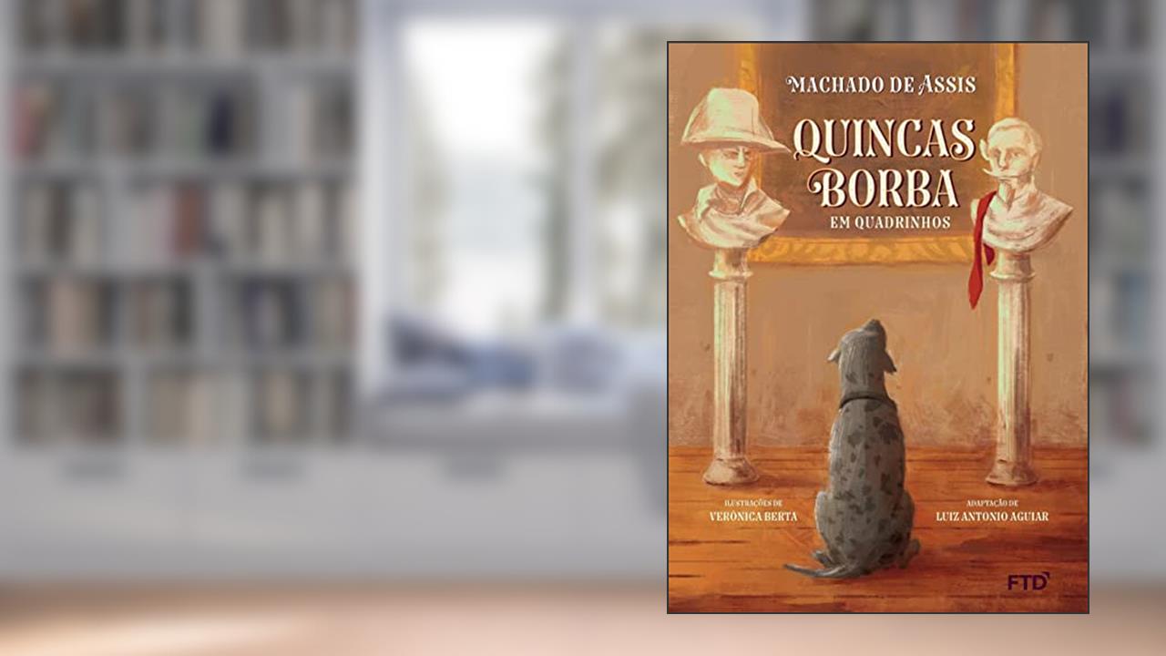 Capa de Quincas Borba, do autor Machado de Assis