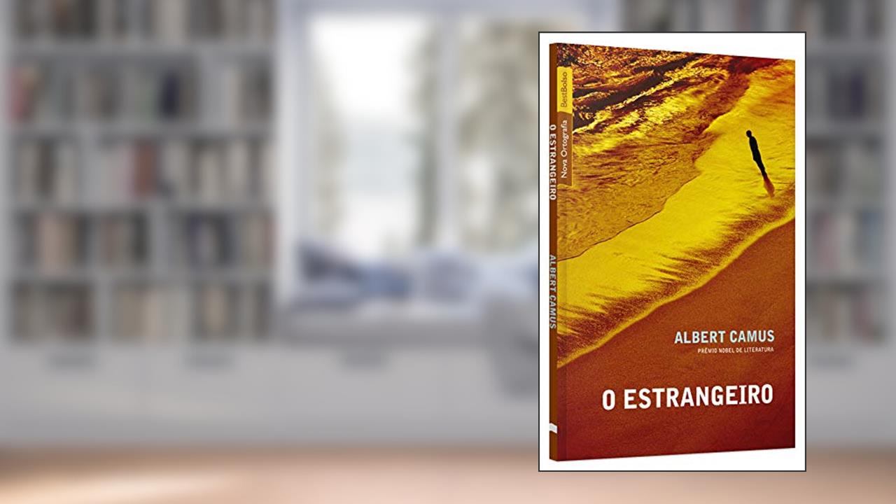Capa de O estrangeiro (edição de bolso), do autor Albert Camus