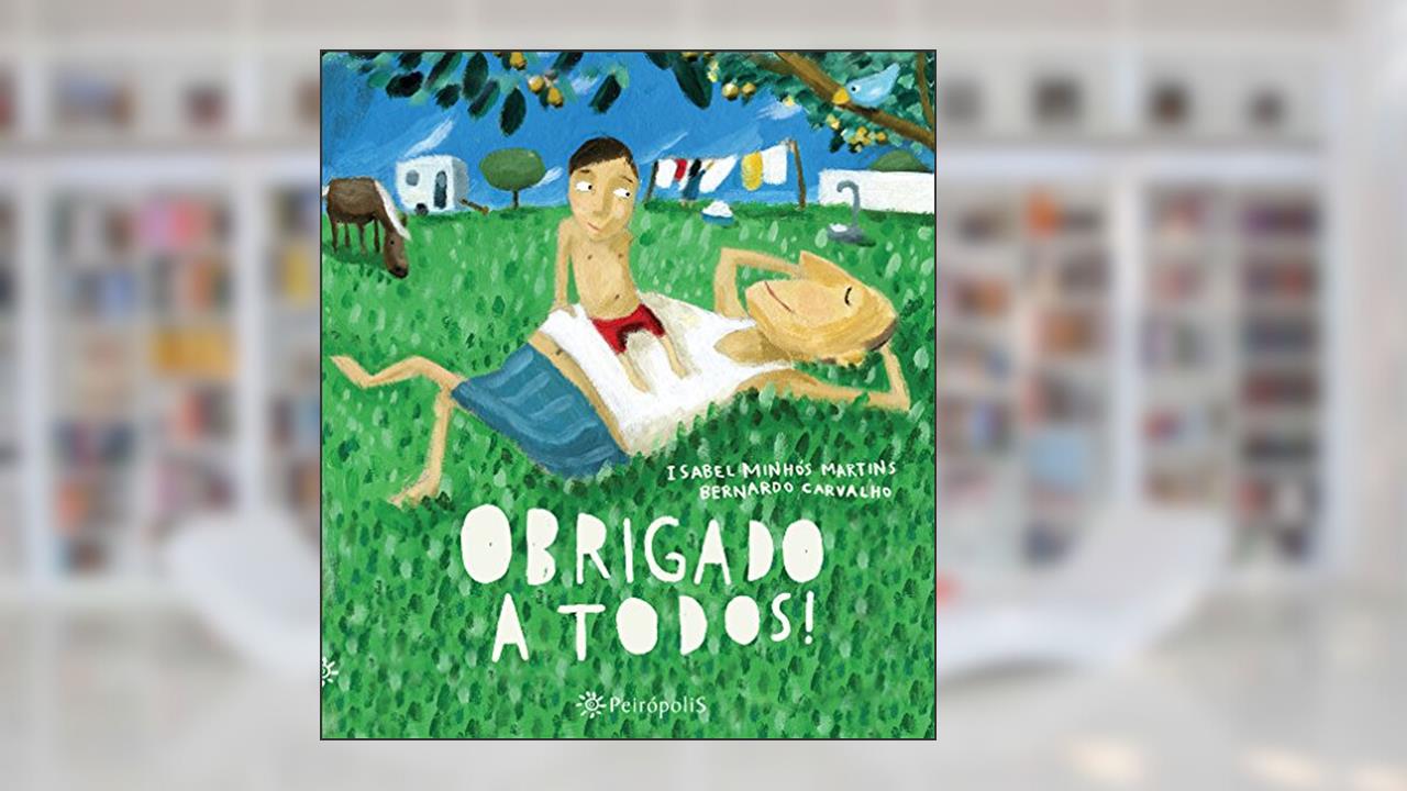 Capa de Obrigado a todos!, do autor Isabel Minhós Martins