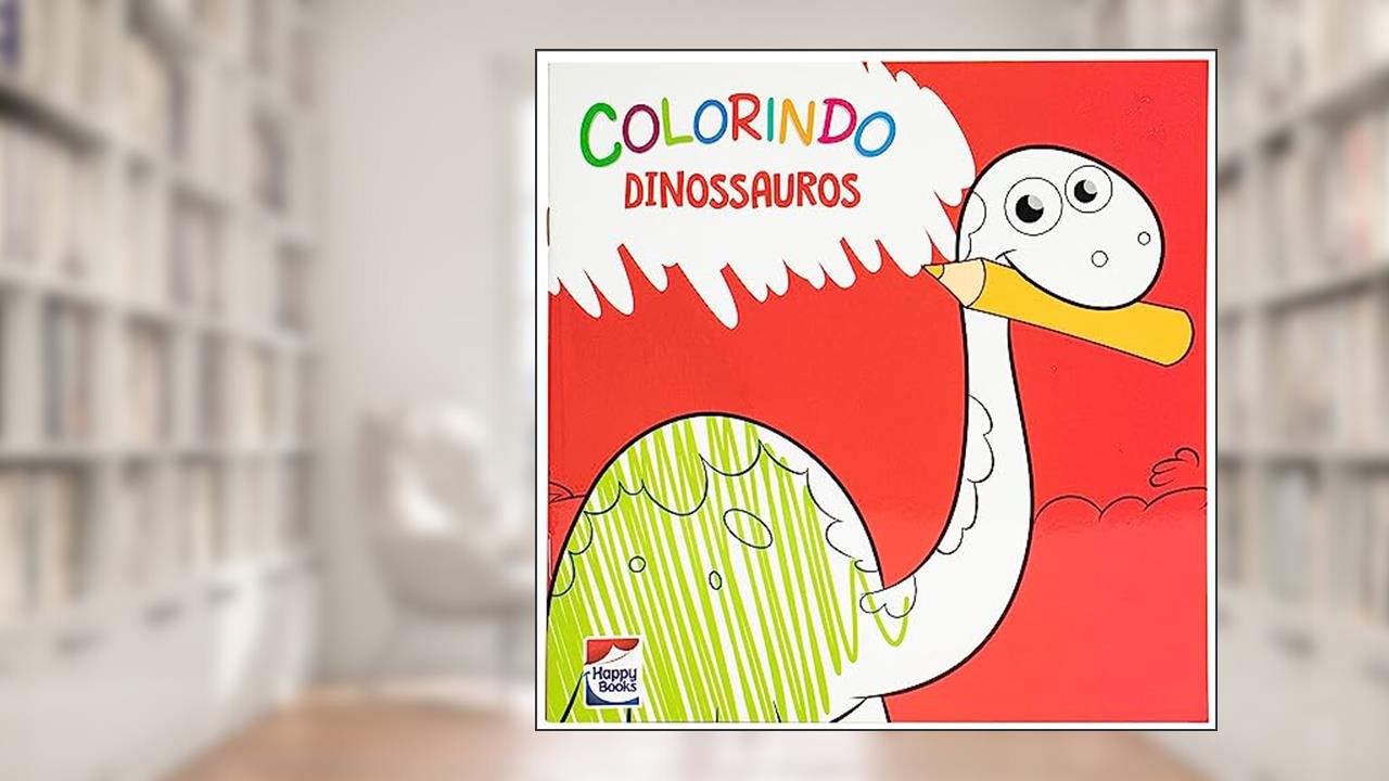 Capa de Colorindo Animais: Dinossauros, do autor RUTH MARSCHALEK NASCIMENTO
