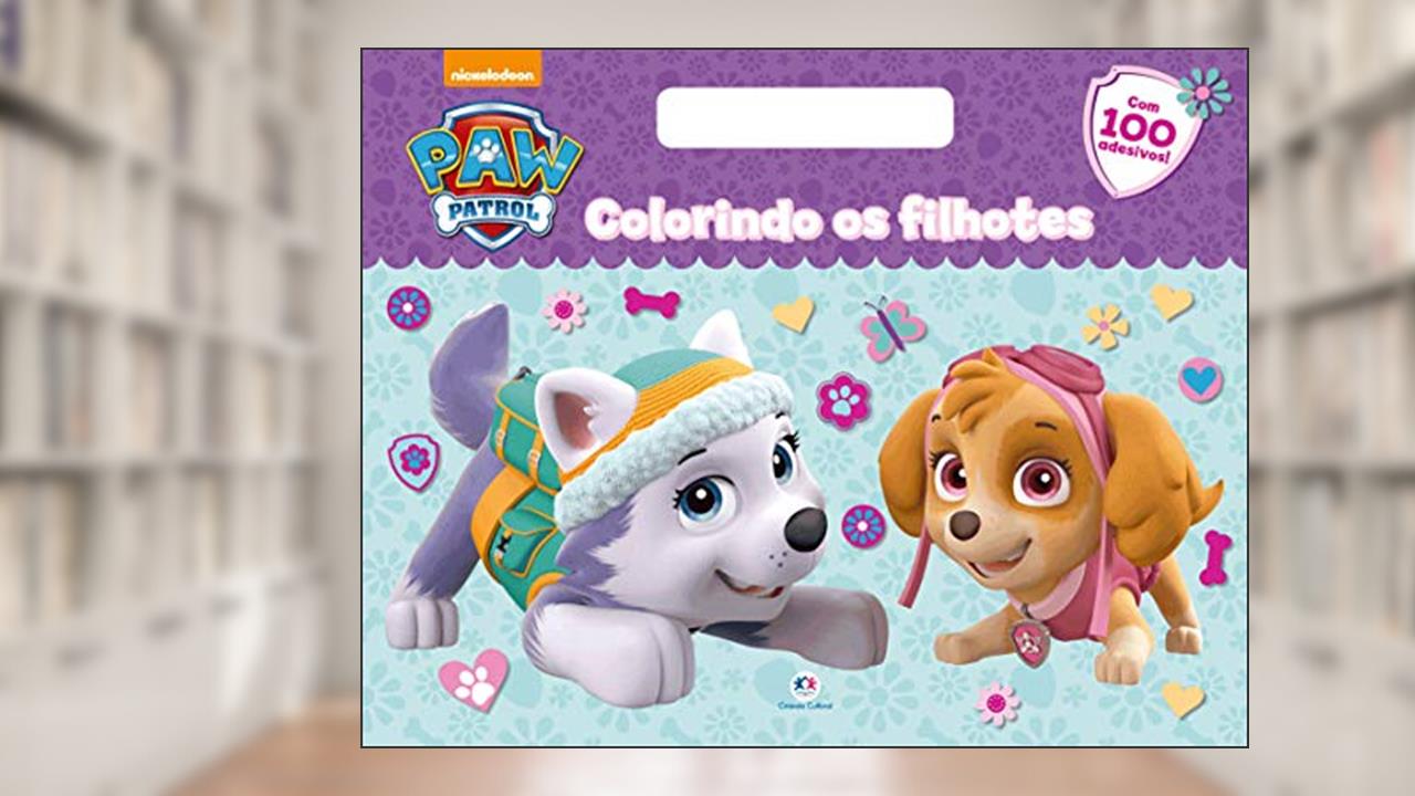 Capa de Patrulha Canina - Colorindo com os filhotes, do autor Ciranda Cultural