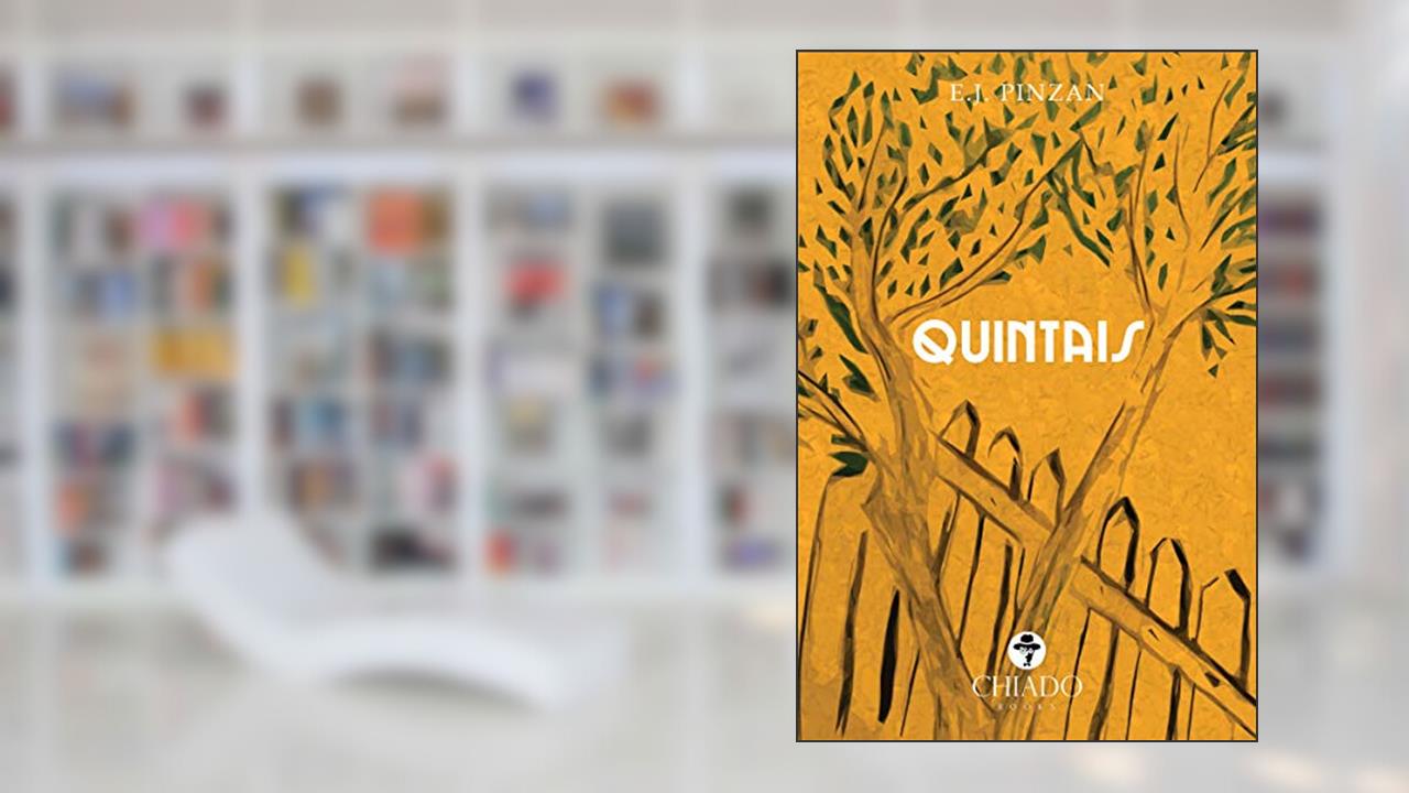 Capa de Quintais, do autor E. J. Pinzan