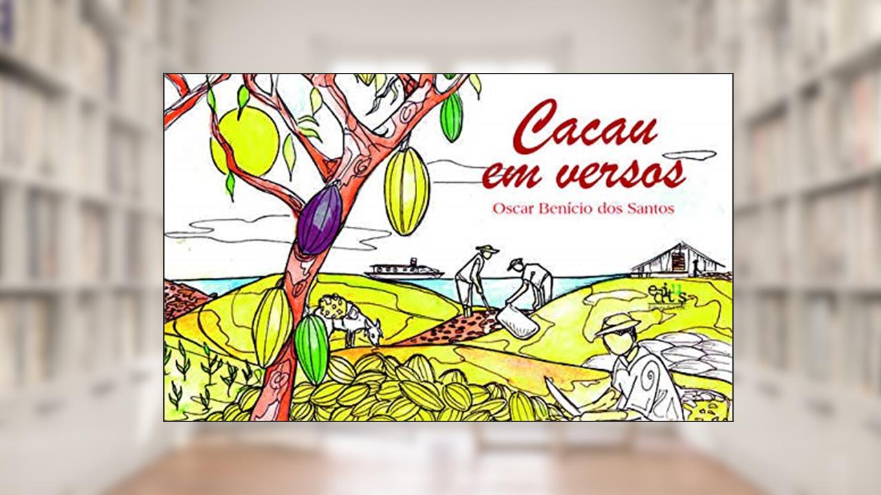 Capa de Cacau em Versos, do autor Oscar Benício dos Santos