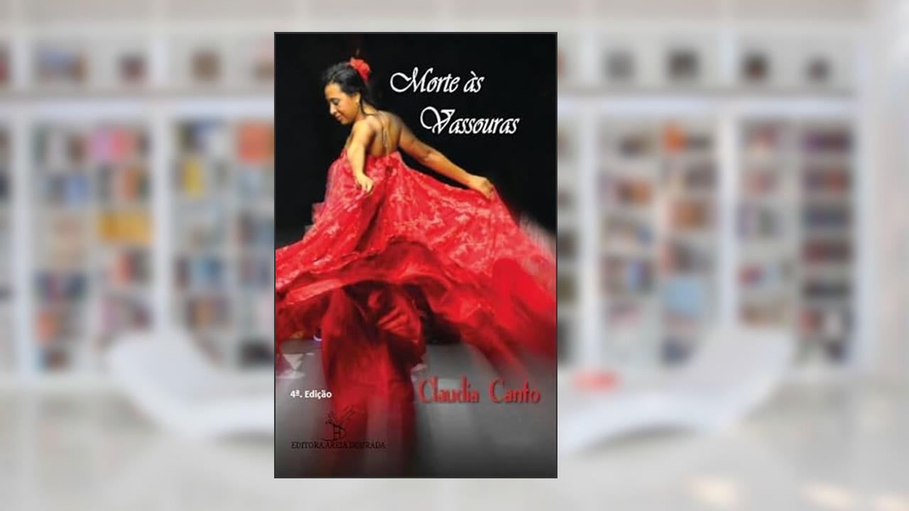 Capa de Morte às vassouras, do autor Claudia Canto