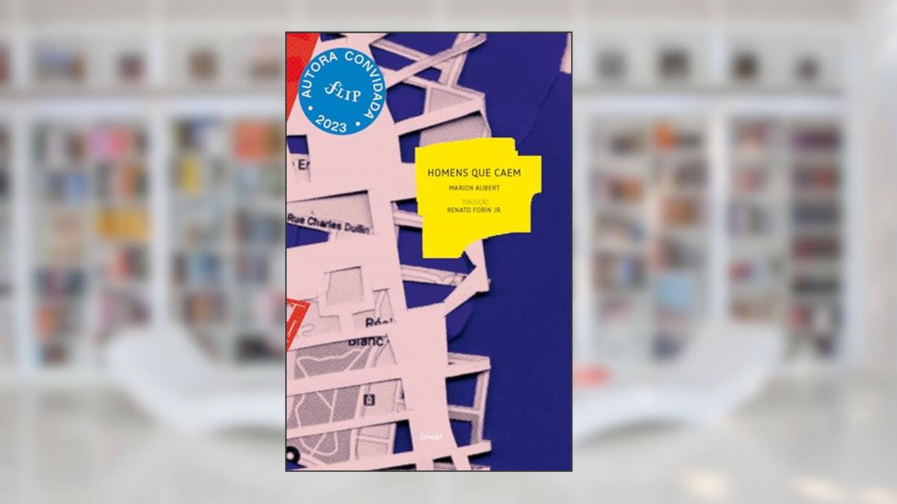 Capa de Homens que caem, do autor Marion Aubert