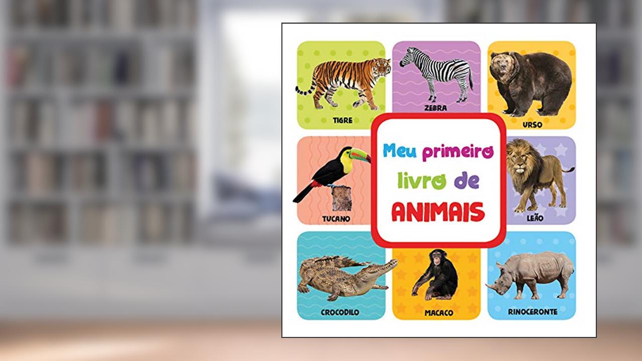 Capa de Meu Primeiro Livro de Animais, do autor Vários Autores