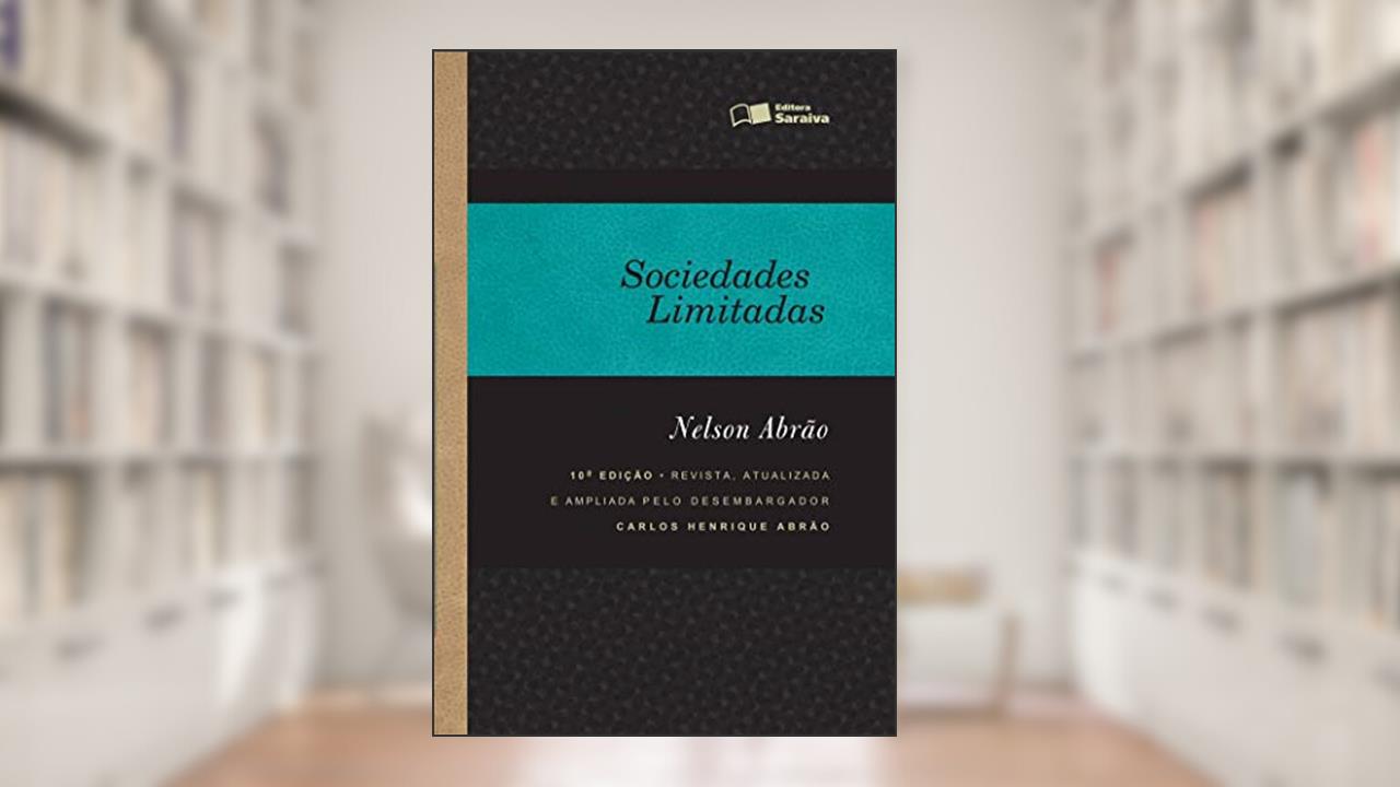 Capa de Sociedades limitadas: 10ª edição de 2012, do autor Nelson Abrão