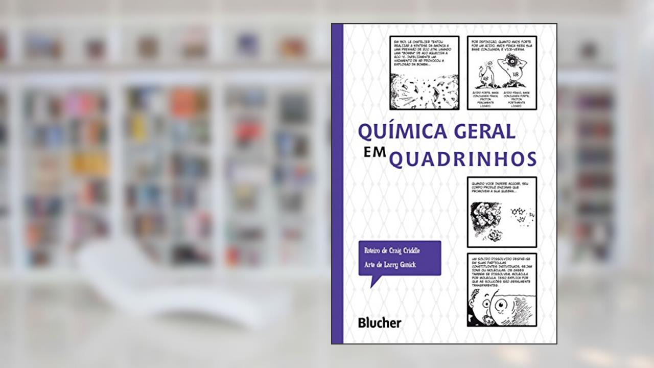 Capa de Química Geral em Quadrinhos, do autor Graig Criddle