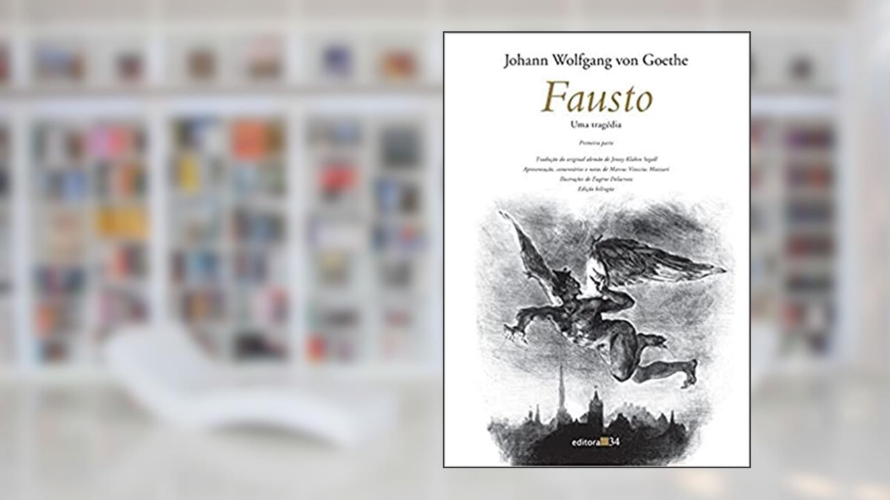 Capa de Fausto I: uma Tragédia - Primeira Parte, de Johann Wolfgang von Goethe