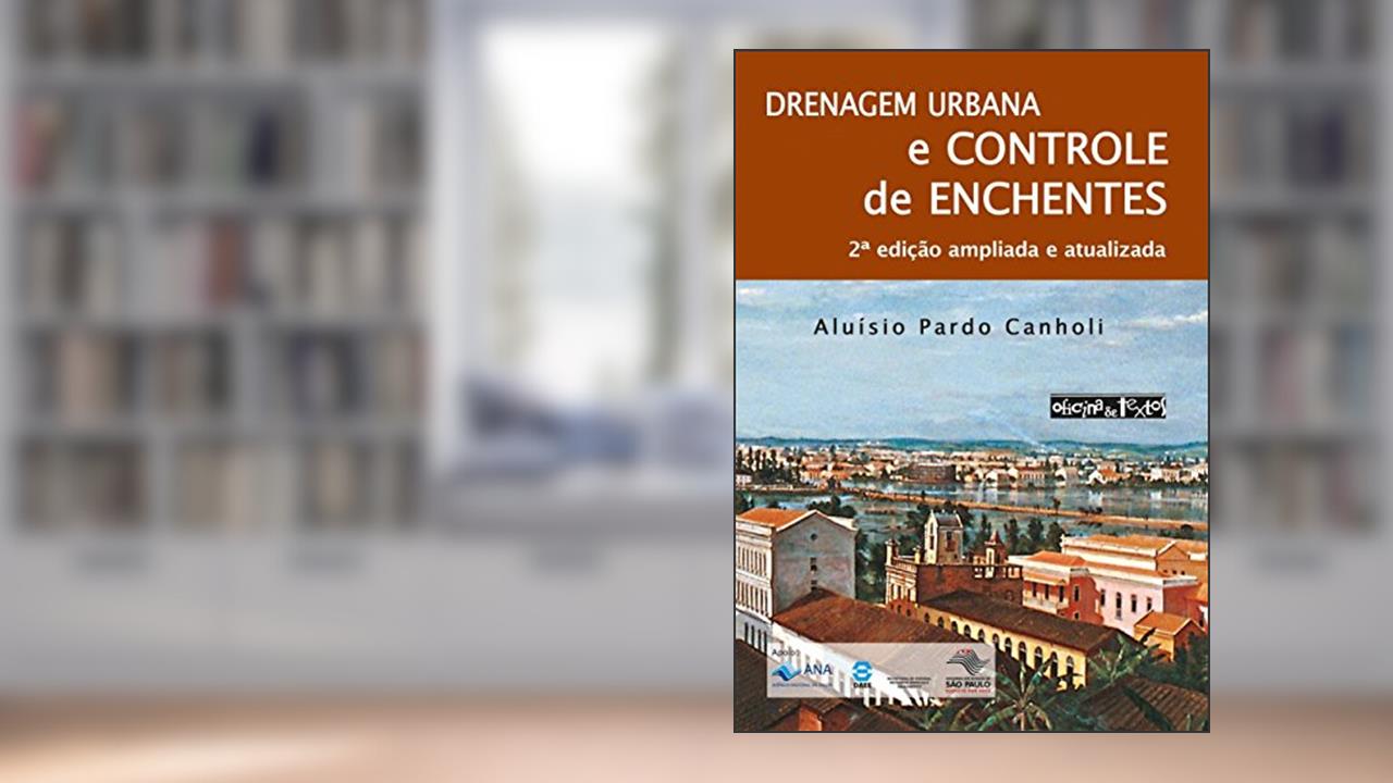 Capa de Drenagem Urbana, do autor Aluísio Pardo Canholi
