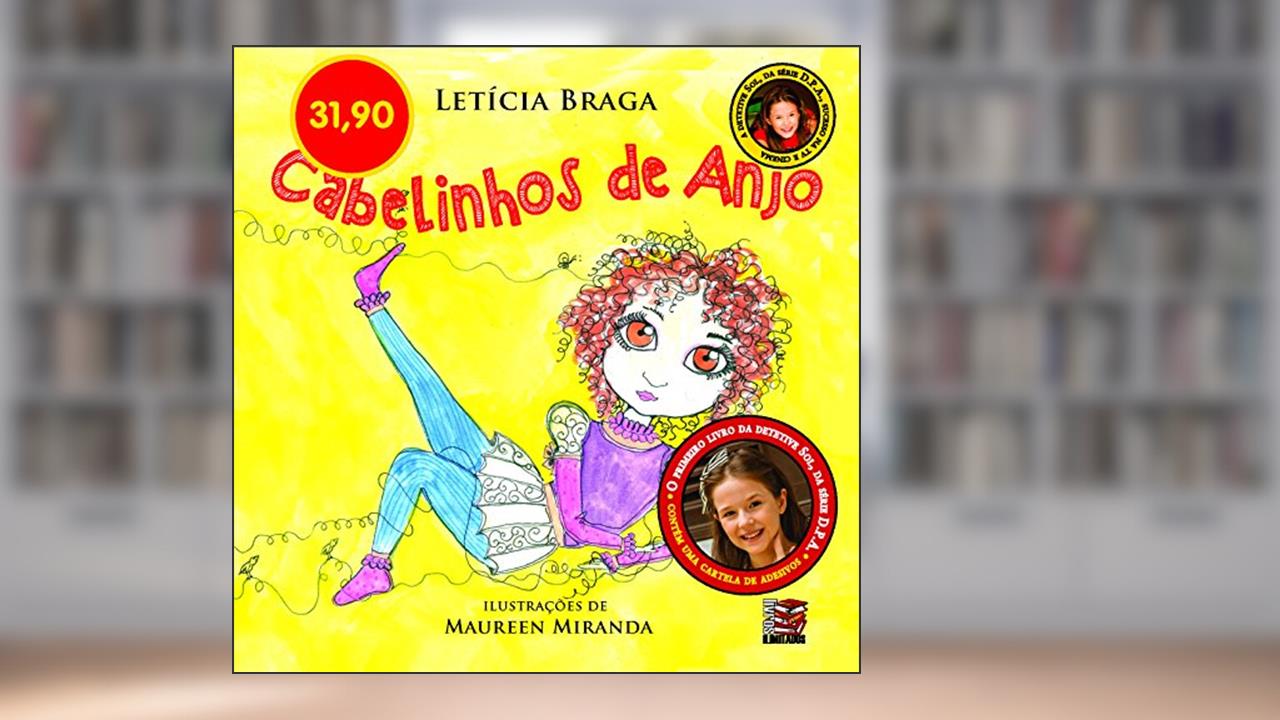 Capa de Cabelinhos de Anjo, do autor Letícia Braga