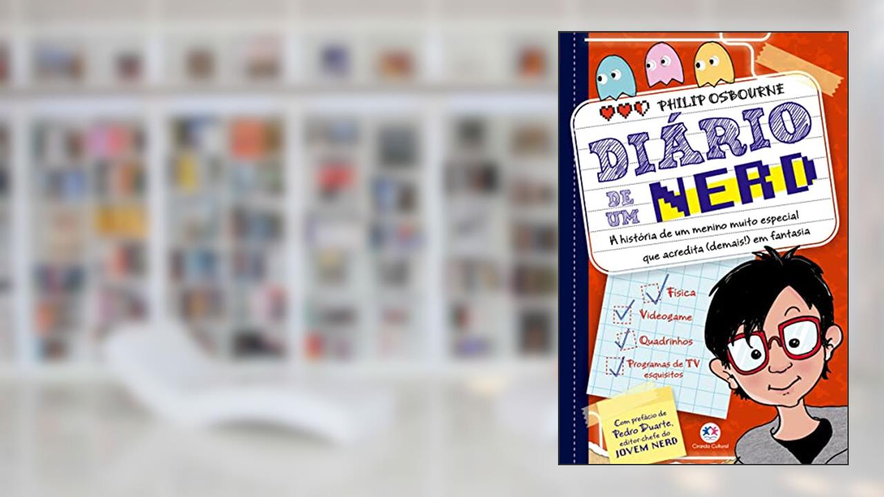 Capa de Diário de um nerd - Livro 1, do autor Philip Osbourne