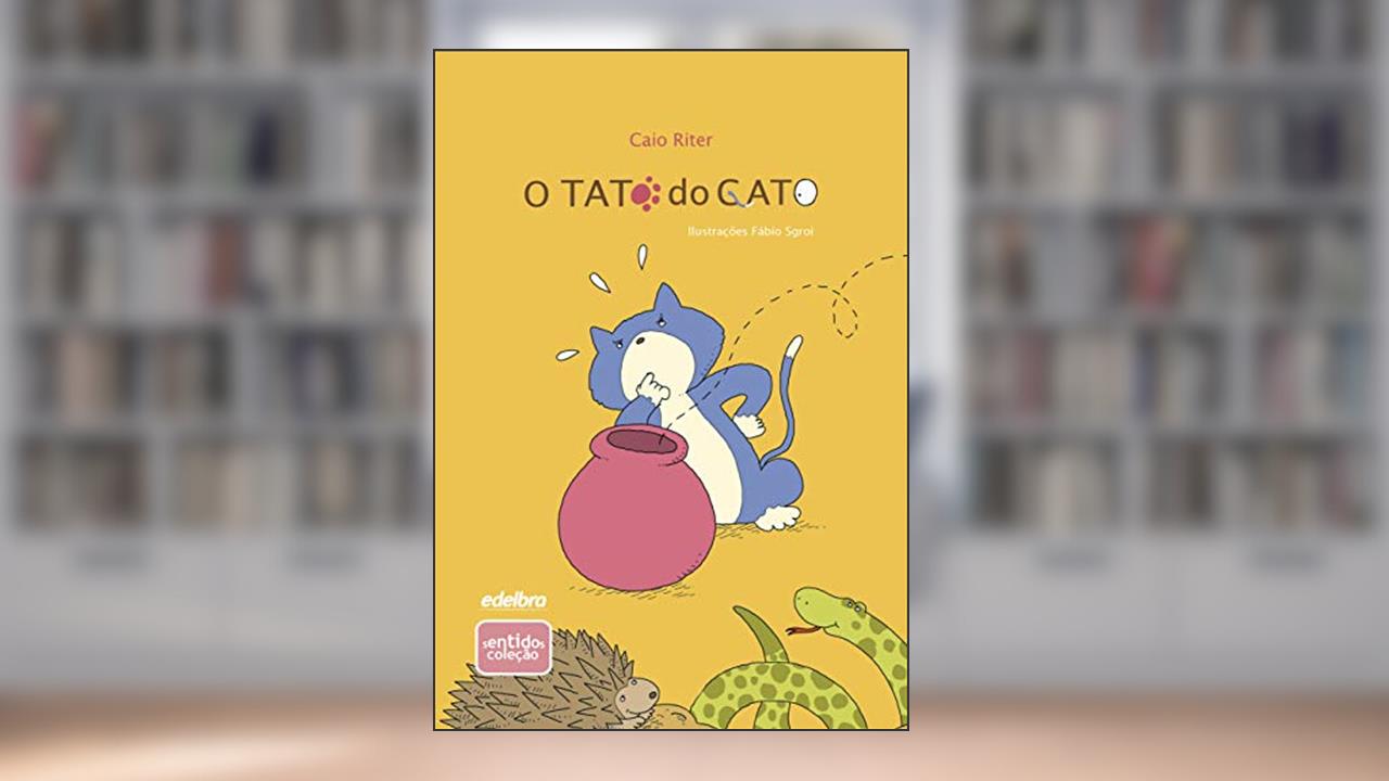 Capa de O tato do gato, do autor Caio Riter