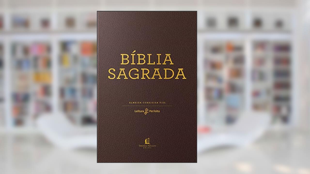 Capa de Bíblia ACF, Couro Soft, Marrom, Leitura Perfeita, do autor Thomas Nelson Brasil