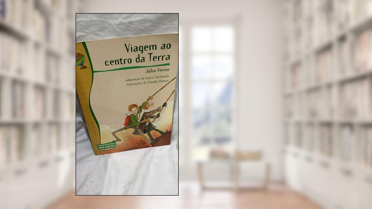 Capa de Viagem ao centro da terra, do autor Júlio Verne