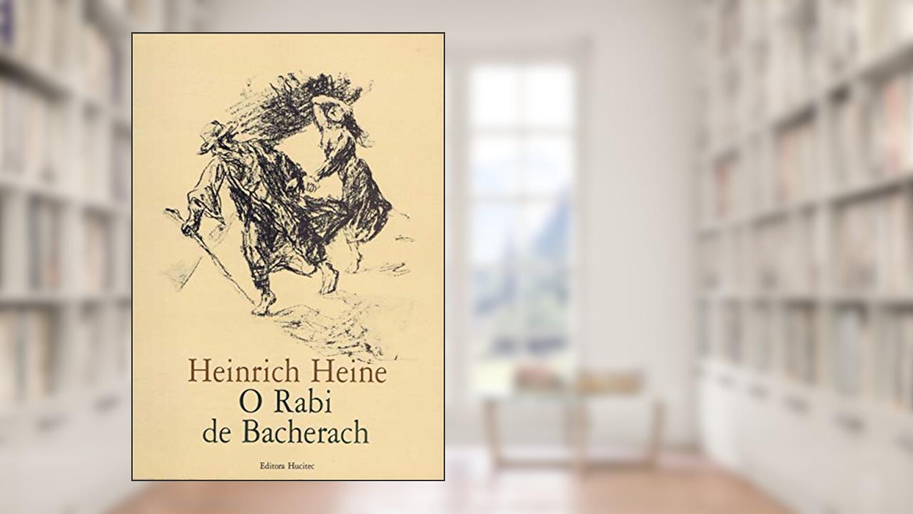 Capa de O rabi de Bacherach, do autor Heinrich Heine