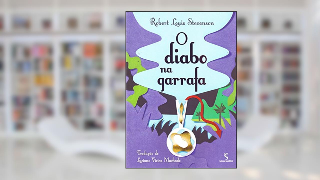 Capa de O Diabo na Garrafa, do autor Robert Louis Stevenson