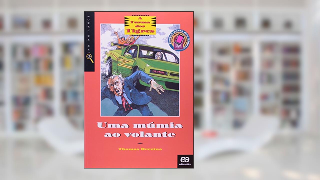 Capa de Uma Múmia ao Volante, do autor Thomas Brezina