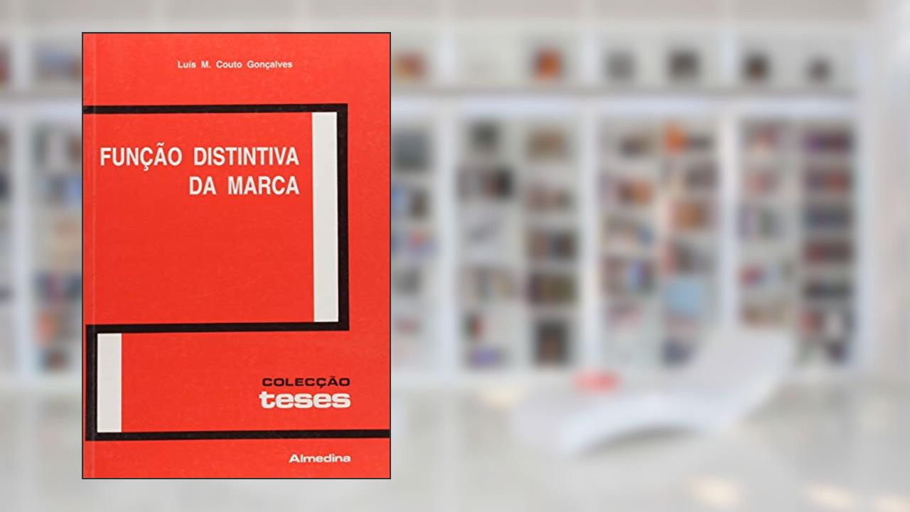 Capa de Função Distintiva da Marca, do autor Luís M. Couto Gonçalves
