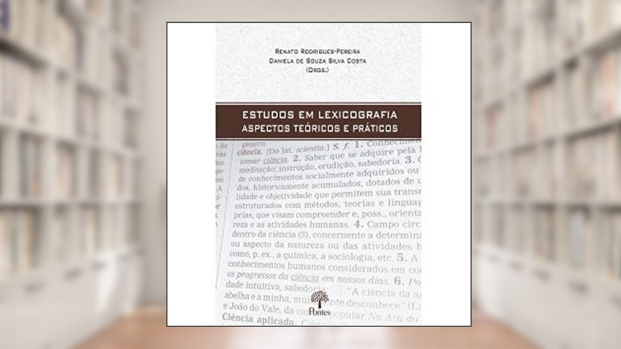 Capa de Estudos em Lexicografia. Aspectos Teóricos e Práticos, do autor Renato Rodrigues-pereira