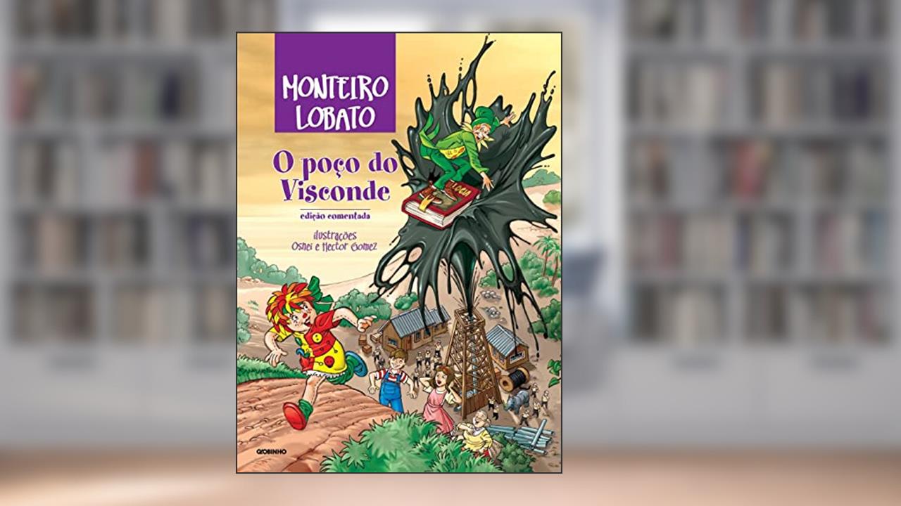 Capa de O poço do Visconde, do autor Monteiro Lobato