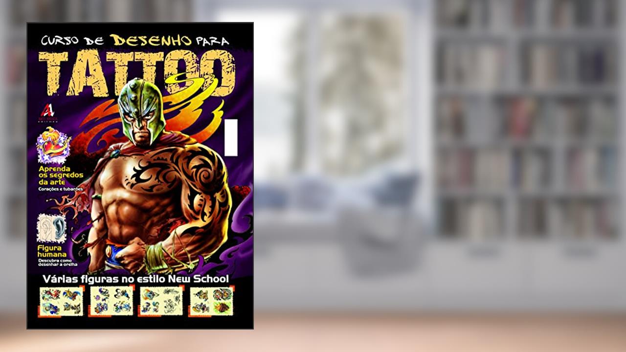 Capa de Guia curso de desenho para tattoo, do autor On Line Editora
