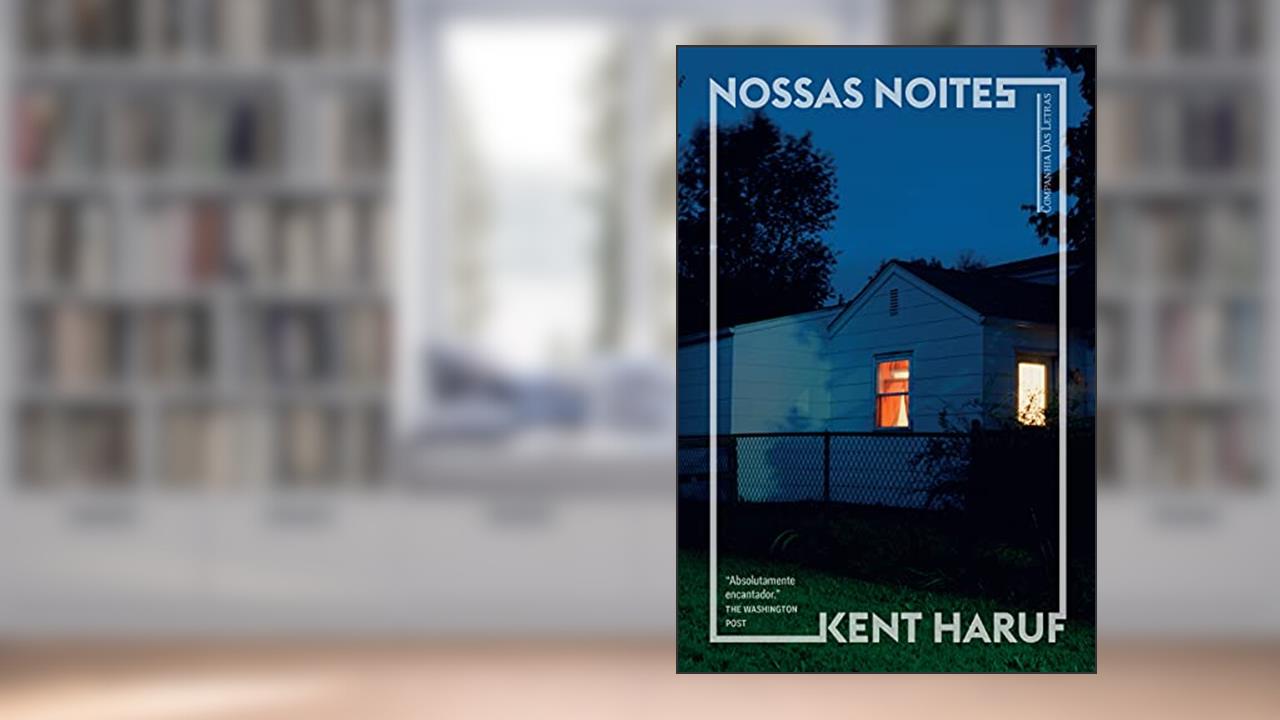 Capa de Nossas noites, do autor Kent Haruf